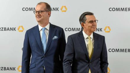 Mitten in der Krise wirft Vorstandschef Martin Zielke (links) hin - und Aufsichtsratchef Stefan Schmittmann gleich mit.