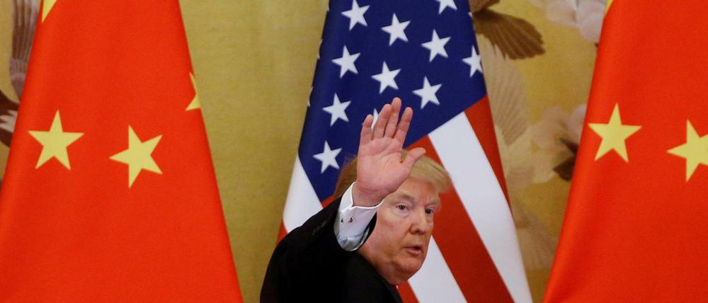 Donald Trump stört sich an den hohen Exporten Chinas in die USA.