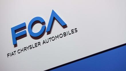 Das Logo von Fiat Chrysler. 