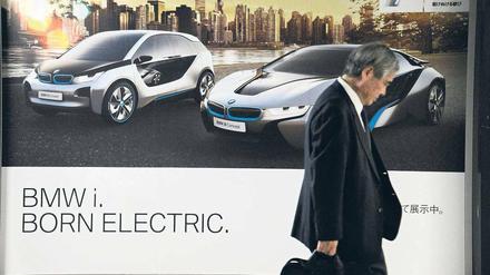 Elektrisch unterwegs. Die Japaner sollen BMW bei der Entwicklung batteriebetriebener Autos helfen. Foto: dpa