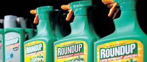 Pflanzengift. Roundup von Monsanto gehört zu den weltweit meistgenutzten Pestiziden.
