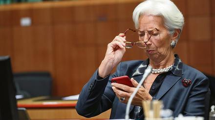 Von Nahem betrachtet:  Christine Lagarde wird am Donnerstag die erste Pressekonferenz in diesem Jahr geben.