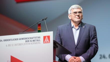 Wiederwahl: Jörg Hofmann wurde im Oktober zum zweiten Mal als Vorsitzender der IG Metall gewählt. 