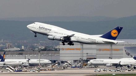 Jumbos mit Biosprit - das wird es bei Lufthansa erst einmal nicht mehr geben.