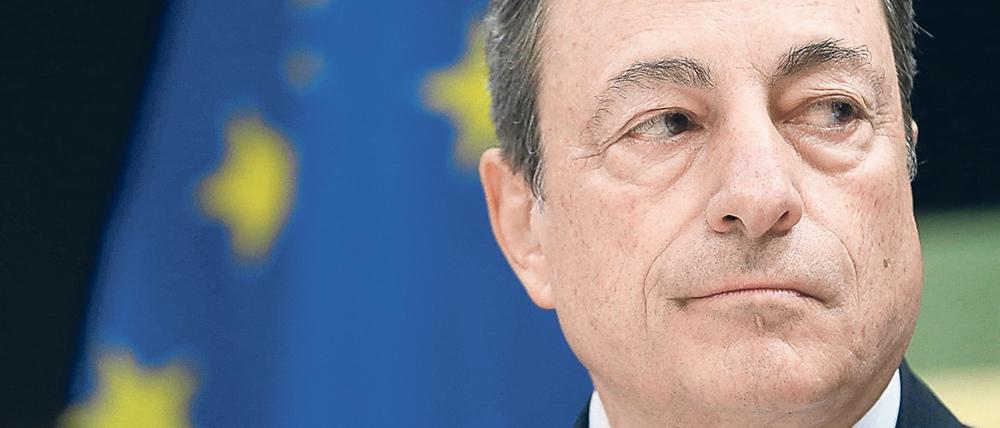 Mario Draghi, Präsident der Europäischen Zentralbank. 
