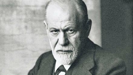 Ein Porträt Sigmund Freuds.