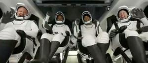 Die vier ungelernten Astronauten sind zur Erde zurückgekehrt.