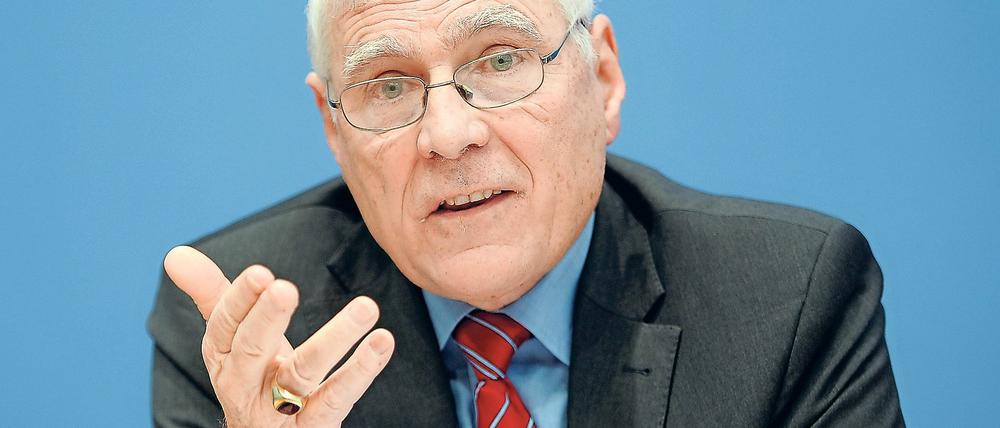 Der Schweizer Wissenschaftsmanager Dieter Imboden, der 2014 bis 2016 eine internationale Kommission zur Evaluation der Exzellenzinitiative leitete.