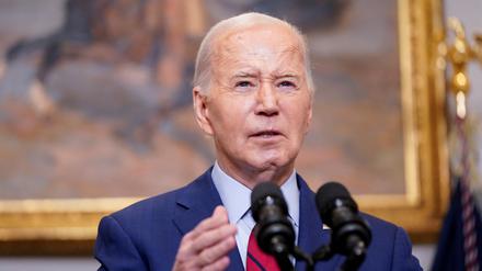 US-Präsident Joe Biden äußerte sich am Donnerstag zu den landesweiten Universitätsprotesten.