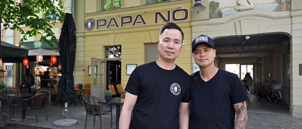 Restaurant Papa No, v.l.: Hoang Thanh Tuan, Phan Xuan Loc.