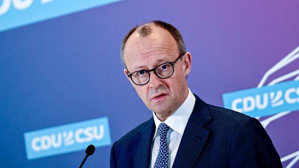 CDU-Chef Friedrich Merz. Steigt er für die Union als Kanzlerkandidat ins Rennen? Die Sozialdemokraten hätten nichts dagegen.