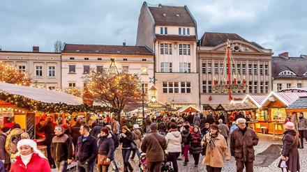 Der Weihnachtsmarkt in der Spandauer Altstadt war wieder ein Publikumsmagnet.