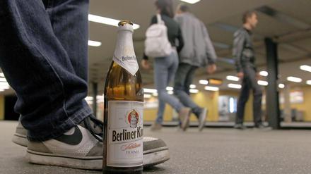 Weiterhin erlaubt: Bier in Berlins Bahnhöfen. 