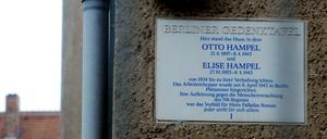 Ein Vorschlag war den Rathausplatz nach Otto und Elise Hampel zu benennen, die in der NS-Zeit hingerichtet wurden.