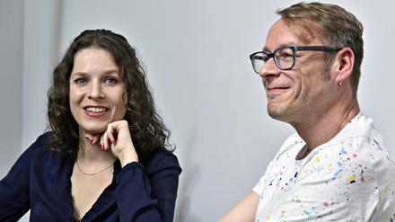 Leiten eine Fraktion im "Umbruch": Anne Helm und Carsten Schatz, die beiden Vorsitzenden der Berliner Linksfraktion.