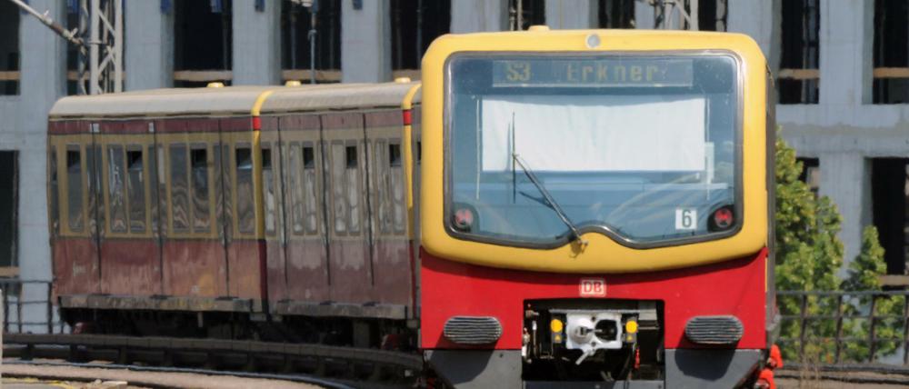 Ein Zug der Berliner S-Bahn.
