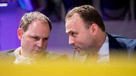 Christoph Meyer (l.), Landesvorsitzender der FDP Berlin, soll einen neuen Stellvertreter bekommen: den Ex-Generalsekretär Sebastian Czaja.