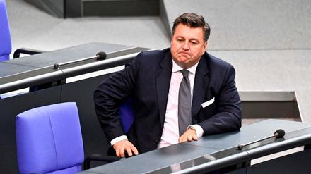 Berlins Innensenator Andreas Geisel (SPD) im Bundestag.