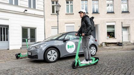 Den Mobilitätsanbieter Bolt gibt's nun auch auf vier Rädern.