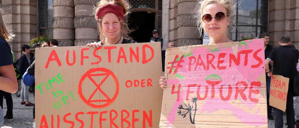 Aufstehen fürs Klima. Auch in Potsdam wird demonstriert.
