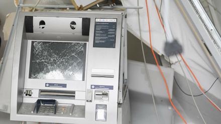 36 Geldautomaten wurden 2017 in Brandenburg versucht oder erfolgreich gesprengt.