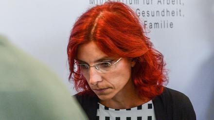 Diana Golze (Die Linke), Brandenburgs Gesundheitsministerin, erklärt ihren Rücktritt. 