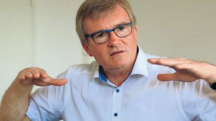 Frank Büchner, 1955 in Riesa geboren, ist seit Mitte 2017 Präsident der Unternehmensverbände Berlin-Brandenburg (UVB)