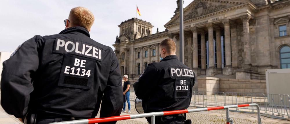 Die Polizei in Berlin hat den Schutz des Bundestags erhöht. (Archivfoto)