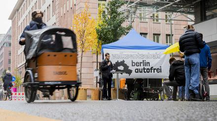 Die Initiative „Berlin autofrei“ fordert eine weitgehend autofreie Innenstadt.
