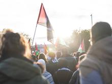 „Global South Resists“: Mehr als 7000 Demonstranten bei pro-palästinensischer Demo in Berlin