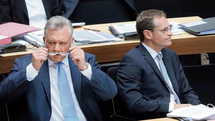 Zwischen CDU (Innensenator Frank Henkel) und SPD (Michael Müller) stehen die Zeichen auf Trennung.