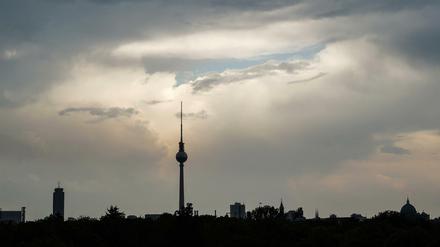 Am Wochenende zog ein Gewitter über Berlin.