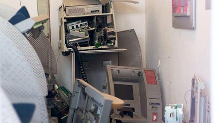 Gesprengter Geldautomat. In diesem Jahr schlugen Kriminelle in Berlin bereits 14 Mal zu.