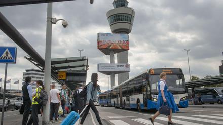 Der Ort der Festnahme: der Flughafen Amsterdam.