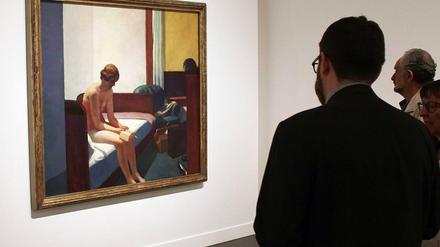 Ist das Original zu teuer, hier ein Bild von Edward Hopper, muss man es sich eben selbst malen.