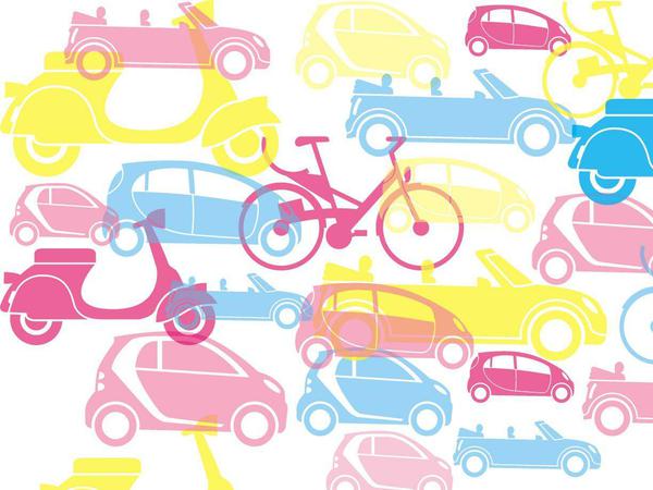 2700 Autos, 1500 Fahrräder und 300 Roller stehen in Berlin bereit. Wer alle Sharing-Angebote  nutzen möchte, muss zuerst eine Menge Apps installieren.