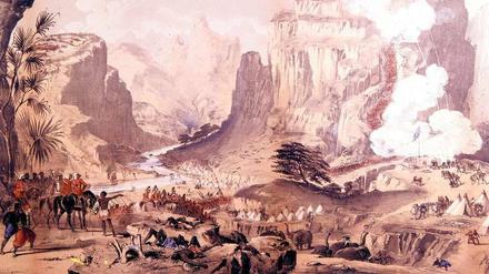 Der britische Sturm auf die äthiopische Bergfestung Magdala fand am 13. April 1868 statt. 