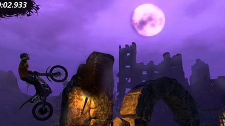 Spring' den Mond an: Spielszene aus "Trials Evolution".