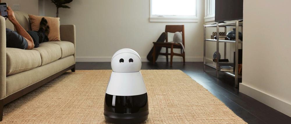 Bosch zeigte in Las Vegas seinen Roboter Kuri. Der hört auf Befehle der Bewohner und legt Profile für sie an.