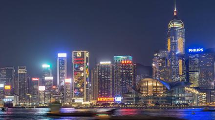 Die Finanzmetropole Hongkong.