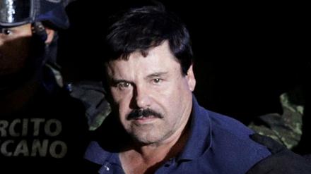 Drogenbaron Joaquin "El Chapo" Guzman nach seiner erneuten Festnahme 2016.