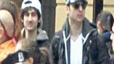 Die mutmaßlichen Täter von Boston. Tamerlan und Dschochar Zarnajew. Foto: AFP