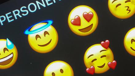 Verschiedene Emojis in einem Chatverlauf (Archivbild)