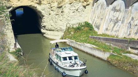 Ausgezeichnete Wasserstraße. Der Canal du Midi gehört zum Weltkulturerbe der Unesco. Auf der 240 Kilometer langen Strecke wird auch der Malpas-Tunnel durchfahren.