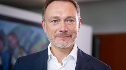 Bundesfinanzminister Christian Lindner FDP im Vorfeld der Kabinettssitzung