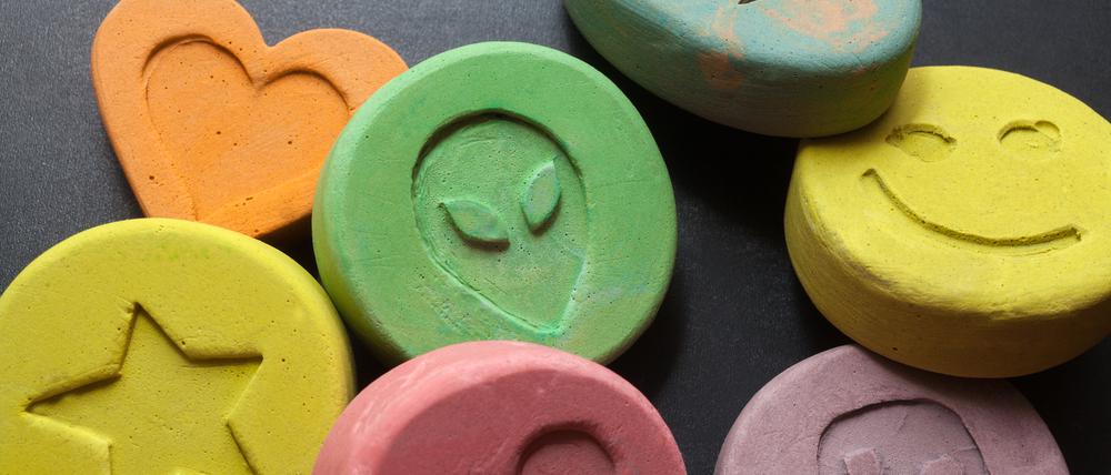 Ecstasy-Tabletten.