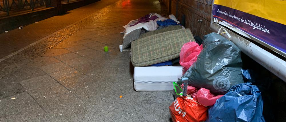 Für Obdachlose beginnt jetzt eine harte Zeit.