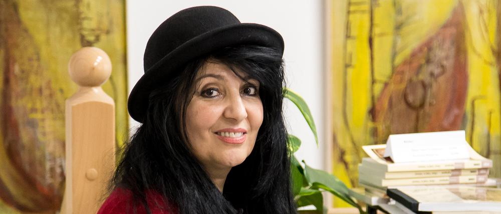 Die Reinickendorfer Künstlerin Shahla Aghapour.