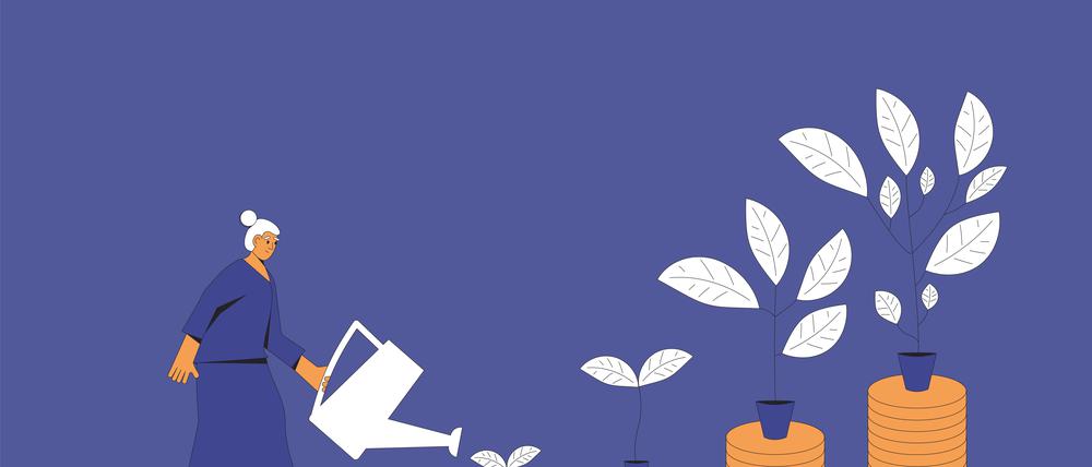 Jeder zweite Bundesbürger über 18 befürchtet, im Alter arm zu sein.