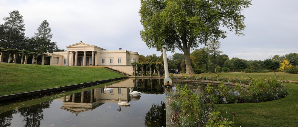 Das Schloss Charlottenhof wurde im 19. Jahrhundert errichtet.